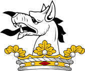 Family crest from Ireland for Archdale (Castle Archdall)