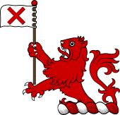 Family crest from Ireland for Dalway (Antrim)