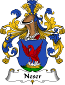 German Wappen Coat of Arms for Neser