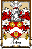 Scottish Coat of Arms Bookplate for Locherby
