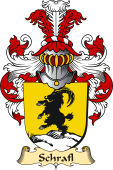 v.23 Coat of Family Arms from Germany for Schrafl
