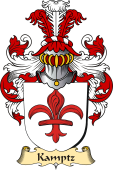 v.23 Coat of Family Arms from Germany for Kamptz