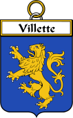 French Coat of Arms Badge for Villette