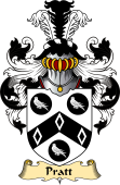 Irish Family Coat of Arms (v.23) for Pratt