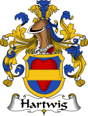 German Wappen Coat of Arms for Hartwig