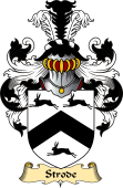 English Coat of Arms (v.23) for the family Strode