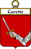 French Coat of Arms Badge for Carette