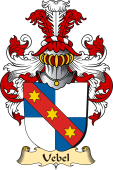v.23 Coat of Family Arms from Germany for Uebel