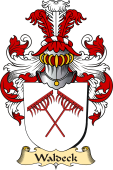 v.23 Coat of Family Arms from Germany for Waldeck