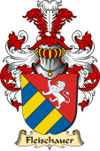 v.23 Coat of Family Arms from Germany for Fleischauer