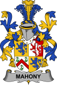 Irish Coat of Arms for Mahony or O'Mahoney
