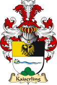 v.23 Coat of Family Arms from Germany for Kaiserling