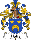 German Wappen Coat of Arms for Holtz