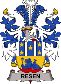Coat of arms used by the Danish family Resen