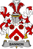 Irish Coat of Arms for Bannon or O'Bannon