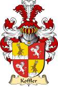 v.23 Coat of Family Arms from Germany for Koffler