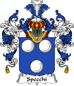 Italian Family Coat of Arms (v.25b) Specchi