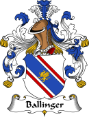 German Wappen Coat of Arms for Ballinger