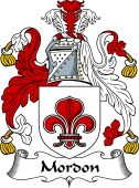 English Coat of Arms for the family Morden or Mordon