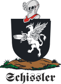 German shield on a mount for Schissler