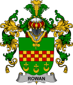 Irish Family Coat of Arms (v.25b) Rowan
