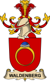 Republic of Austria Coat of Arms for Waldenberg