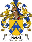 German Wappen Coat of Arms for Seidl
