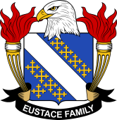 Coat of arms used by the Eustace family in the United States of America