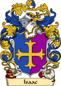 English or Welsh Family Coat of Arms (v.23) for Isaac (or Isaack Bolliot, Devonshire)