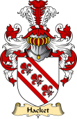 English Coat of Arms (v.23) for the family Hacket