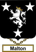 English Coat of Arms Shield Badge for Malton