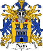 Italian Coat of Arms for Piatti