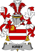 Irish Coat of Arms for Kirby or O'Kirby