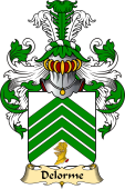 French Family Coat of Arms (v.23) for Delorme
