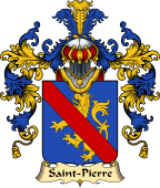 French Family Coat of Arms (v.25) Saint-Pierre