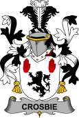 Irish Coat of Arms for Crosbie or McCrossan
