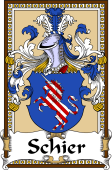 German Coat of Arms Wappen Bookplate  for Schier