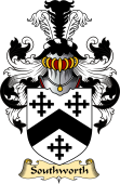 English Coat of Arms (v.23) for the family Southworth