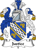 English Coat of Arms for the family Justice