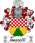 Araldica Italiana Italian Coat of Arms for Tomacetti