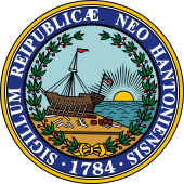 US State Seal for New Hampshire 1784