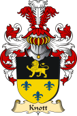 v.23 Coat of Family Arms from Germany for Knott