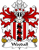 Welsh Coat of Arms for Woodall (or Wodehall, of Flint)