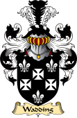 Irish Family Coat of Arms (v.23) for Wadding