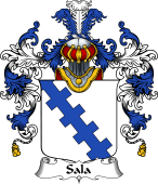 Italian Family Coat of Arms (v.25b) Sala
