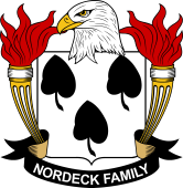 Coat of arms used by the Nordeck family in the United States of America