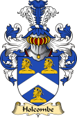 English Coat of Arms (v.23) for the family Holcombe