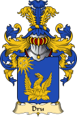 French Family Coat of Arms (v.23) for Dru