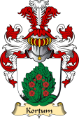 v.23 Coat of Family Arms from Germany for Kortum