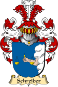 v.23 Coat of Family Arms from Germany for Schreiber
